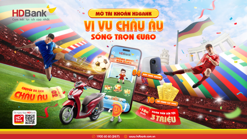 Vi vu châu Âu, xem chung kết Euro 2024 với HDBank - 1