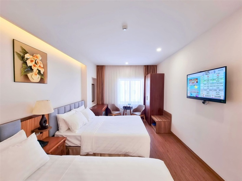Giường và đệm của khách sạn là những yếu tố quan trọng hàng đầu, góp phần tạo nên sự thoải mái và hài lòng cho khách hàng. Ảnh mih họa