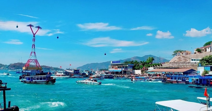 Cáp treo đến Hòn Tre Nha Trang