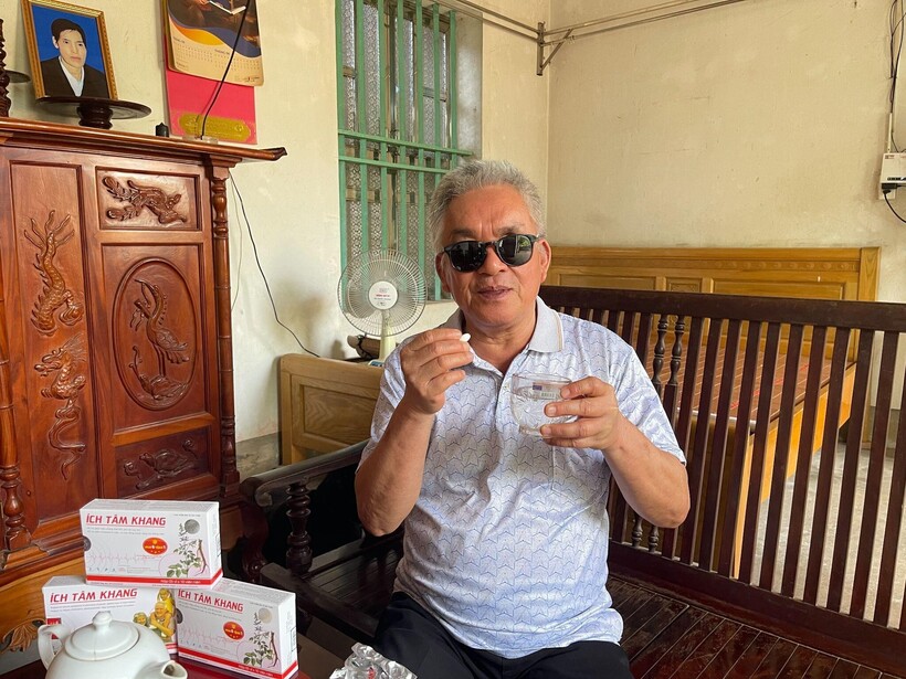 Kiên trì dùng Ích Tâm Khang 3 tháng đã giúp chú dứt hẳn cơn đau ngực, khó thở