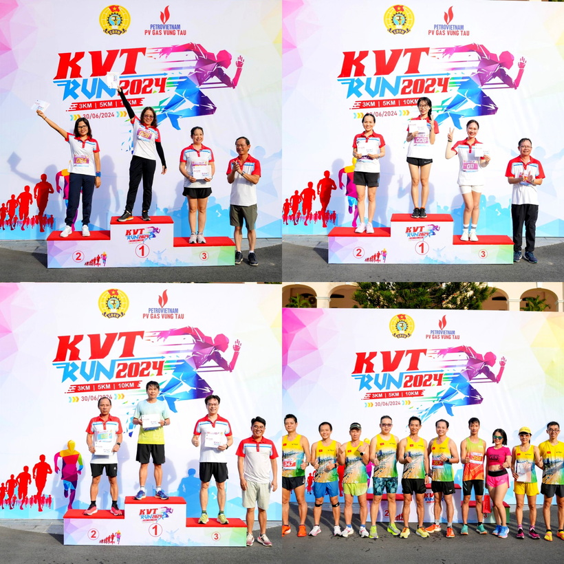 Trao giải KVT RUN 2024 và cảm ơn các vị khách mời nhiệt thành