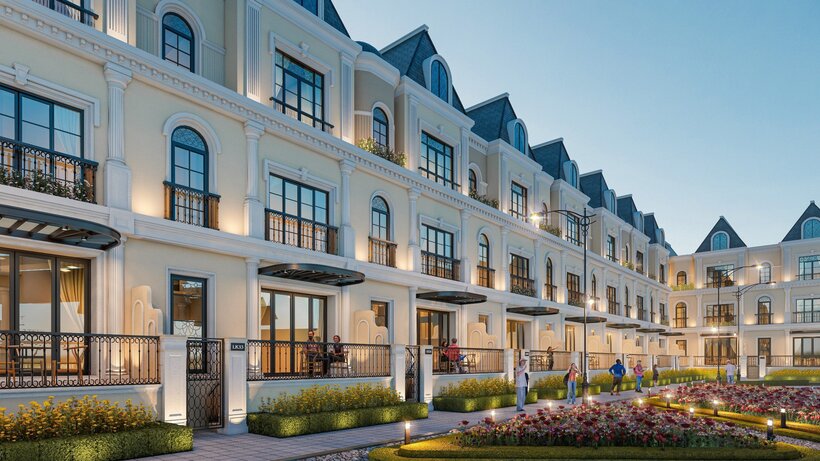 Chủ nhân KITA Capital sẽ có những phút giây thư giãn yên tĩnh bên hiên nhà, tận hưởng bầu không khí trong lành.