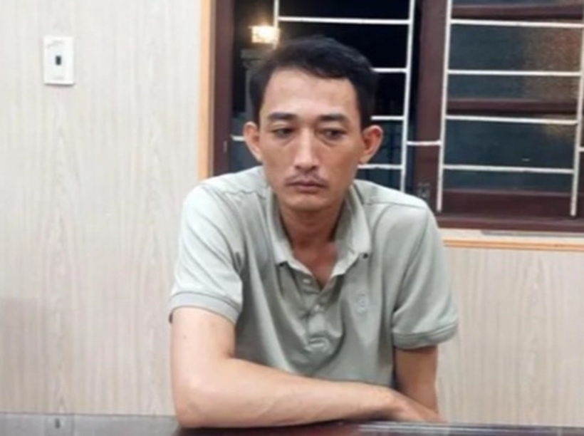 Đối tượng Trần Văn Dương tại cơ quan Công an tỉnh Hải Dương. Ảnh: Báo Giao thông