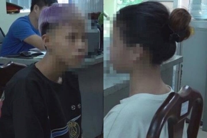 2 nạn nhân bị lừa bán sang Campuchia vừa được giải cứu. Ảnh: VTC News