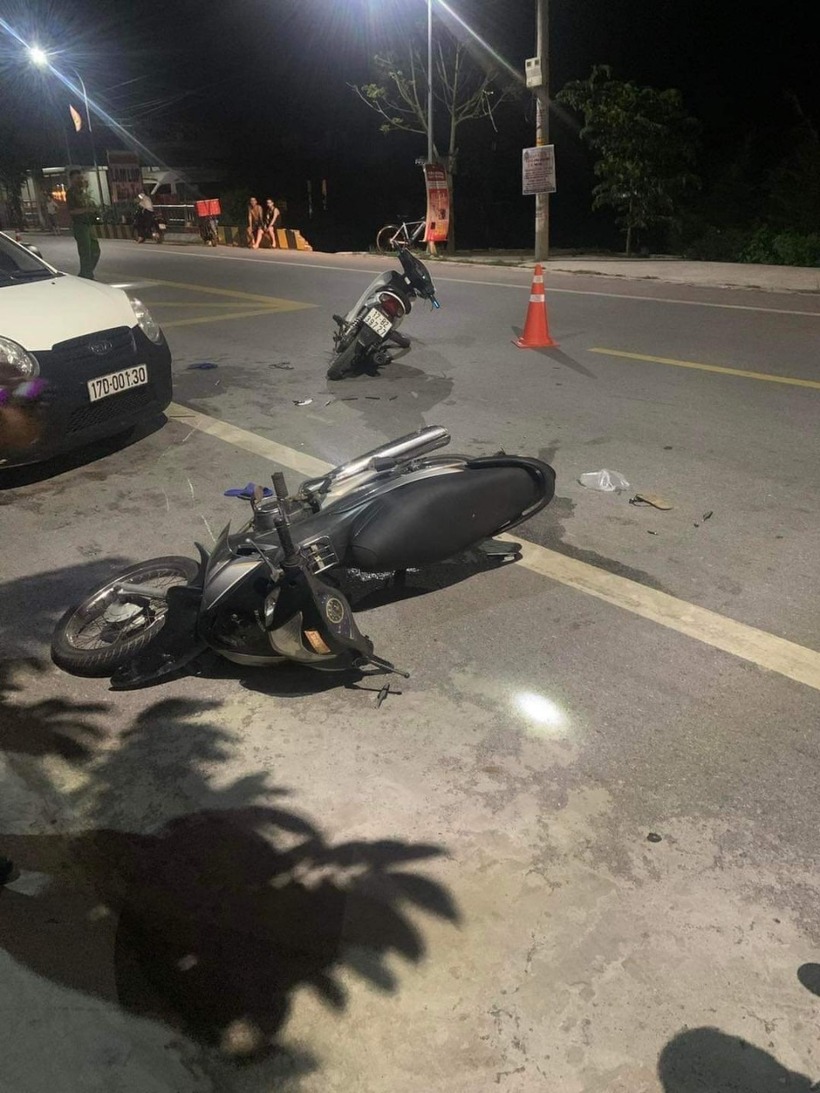 Hiện trường vụ tai nạn. Ảnh: Giao Thông
