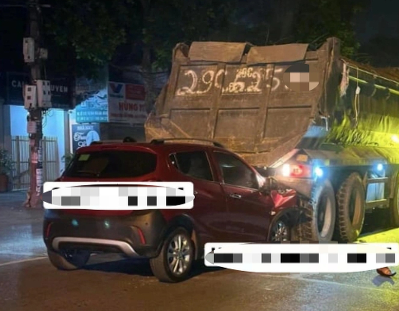 Hiện trường xảy ra vụ tai nạn. Ảnh: Báo Giao thông.