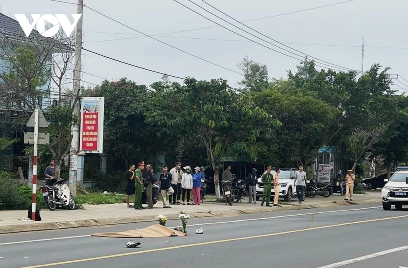 Hiện trường xảy ra vụ tai nạn. Ảnh: VOV.
