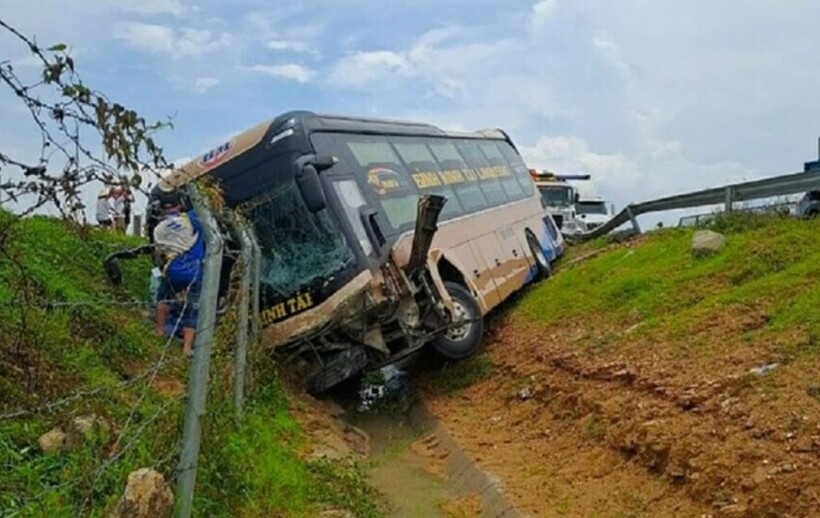 Hiện trường xảy ra vụ tai nạn. Ảnh: Báo Sức khỏe và Đời sống.