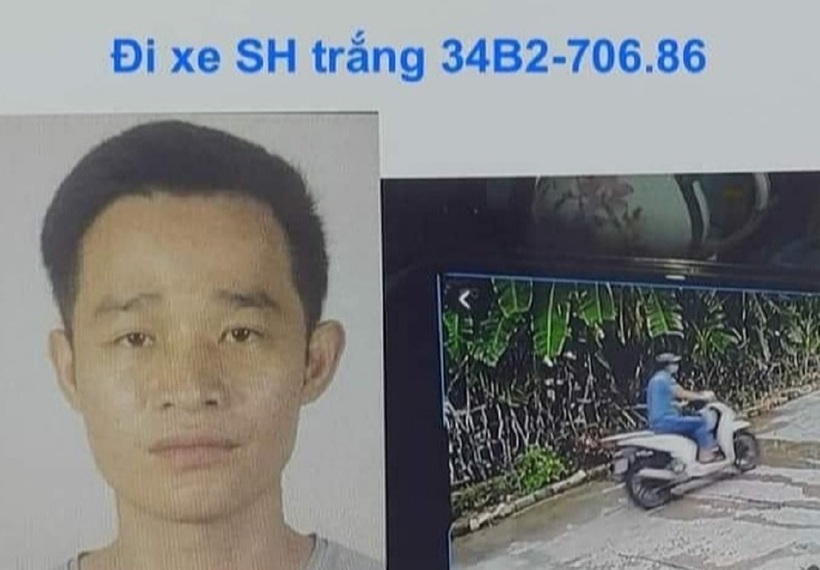 Đặc điểm nhận dạng nghi phạm Dương Đình Luyện lúc bỏ trốn. Ảnh: Báo Giao thông