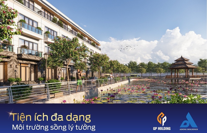 Phối cảnh dự án liền kề Á Đông Xanh