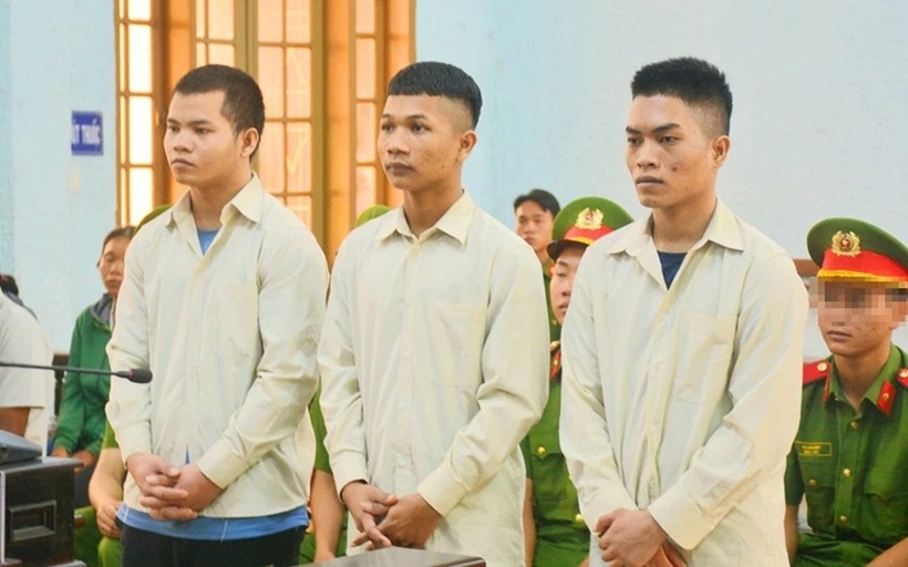 Các bị cáo tại phiên xét xử. Ảnh: Pháp luật TP.HCM