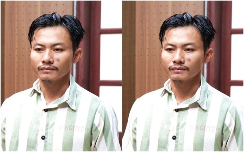Bị án Lê Thanh Nhất Nguyên tại Trại tạm giam B34, Bộ Công an nghe đọc quyết định khởi tố bị can về tội "lừa đảo chiếm đoạt tài sản". (Ảnh: Công an)