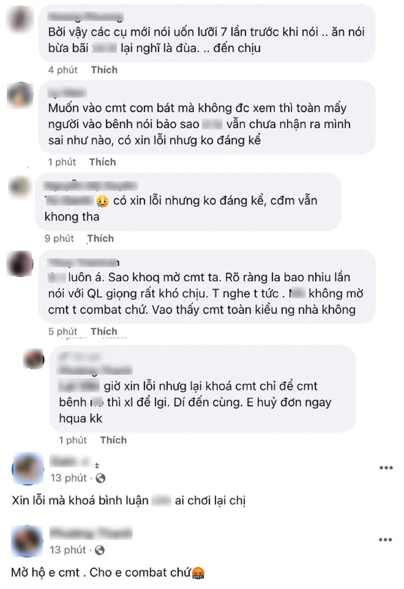 Các cư dân mạng vẫn tiếp tục phẫn nộ sau màn xin lỗi của O Huyền