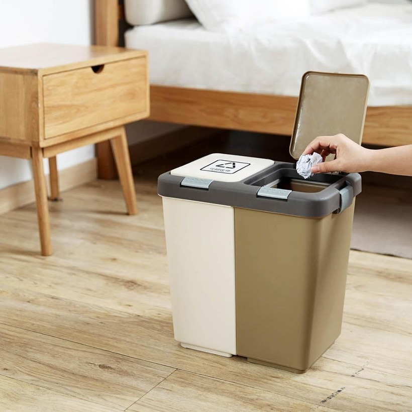 Các vị trí cấm kỵ đặt thùng rác trong nhà ảnh hưởng sức khỏe.