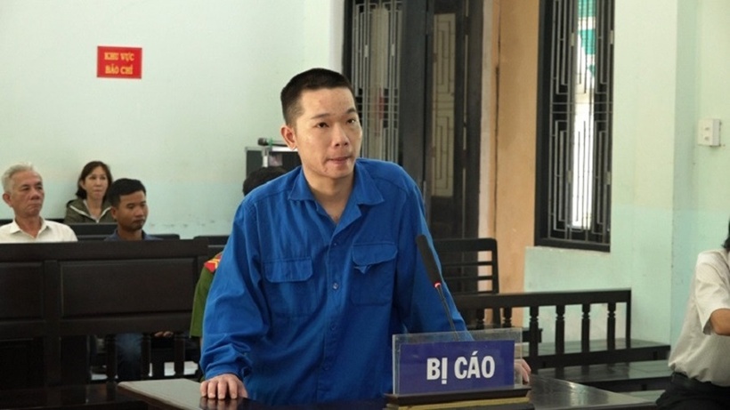 Bị cáo Nguyễn Tấn Sang tại phiên tòa. Ảnh: Vietnamnet.