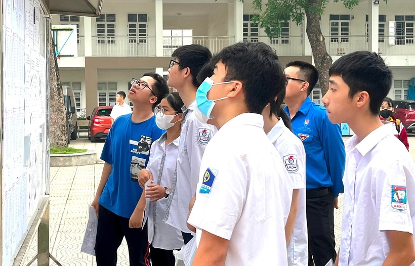 Hà Nội hoãn xét duyệt điểm chuẩn bổ sung vào lớp 10. Ảnh minh họa
