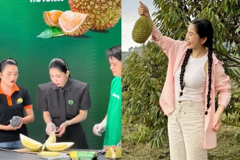 CEO nhãn hàng sầu riêng nói gì về tình trạng các đơn hàng trong phiên live. Ảnh: Nguồn Internet.