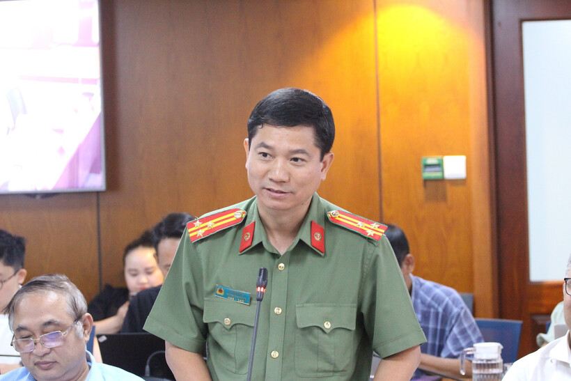 Thượng tá Lê Mạnh Hà - Phó trưởng Phòng Tham mưu, Công an TP.HCM. Ảnh: VietNamnet.