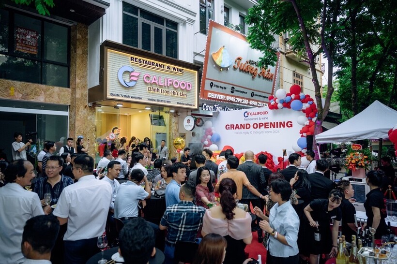 CaliFood Restaurant&Wine chính thức khai trương và đi vào hoạt động