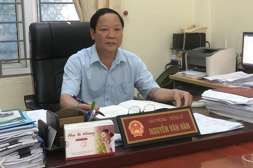 Chú Hân làm việc thoải mái vì cơn ngứa không còn làm phiền