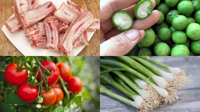 Nguyên liệu cần có. Ảnh minh họa