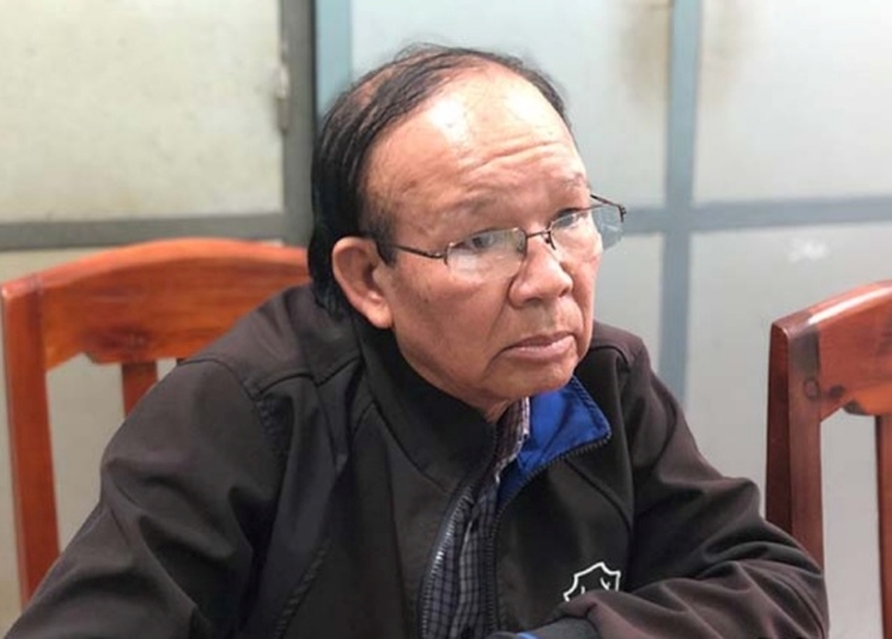 Đối tượng Nguyễn Trọng Cầm bị bắt sau 46 năm trốn truy nã. Ảnh: Người Lao Động
