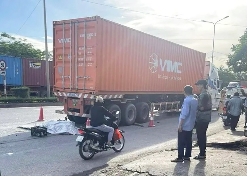Hiện trường xảy ra vụ tai nạn. Ảnh: VOV.