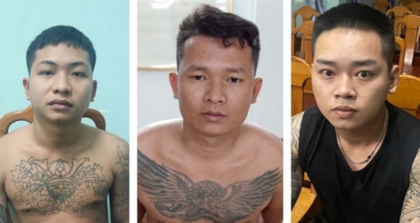 Các đối tượng gây ra vụ án. (Ảnh: Công an)