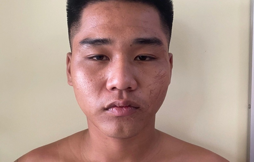 Trương Trọng Tính vừa bị công an bắt giữ khi đang lẩn trốn tại tỉnh Kiên Giang (Ảnh: Công an)