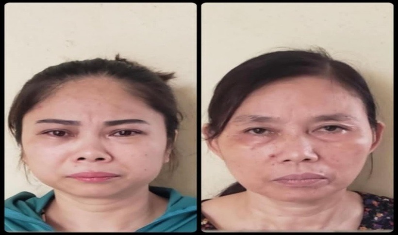 Hai đối tượng liên quan đến vụ án.