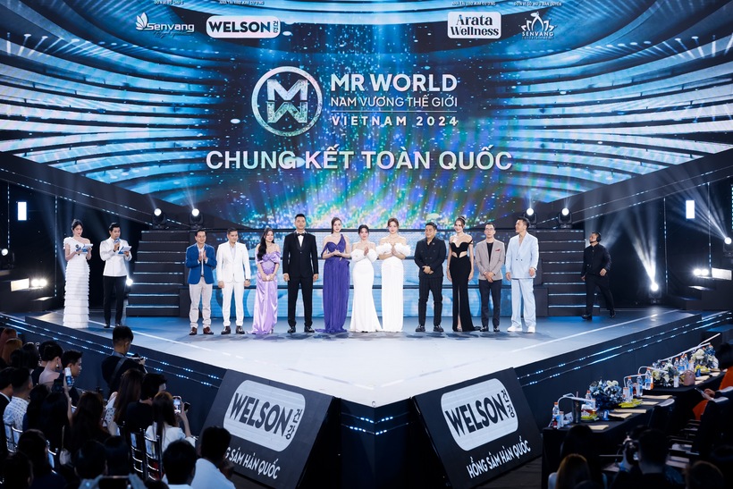 Dàn ban giám khảo của cuộc thi Mr World Vietnam 2024.