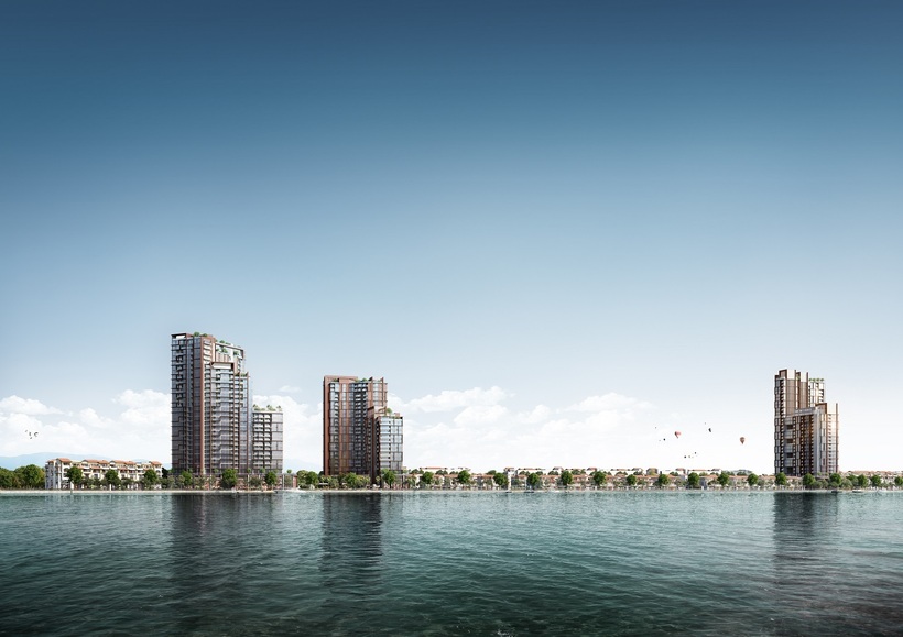 Phối cảnh minh họa quần thể Sun Symphony Residence. Ảnh Sun Property