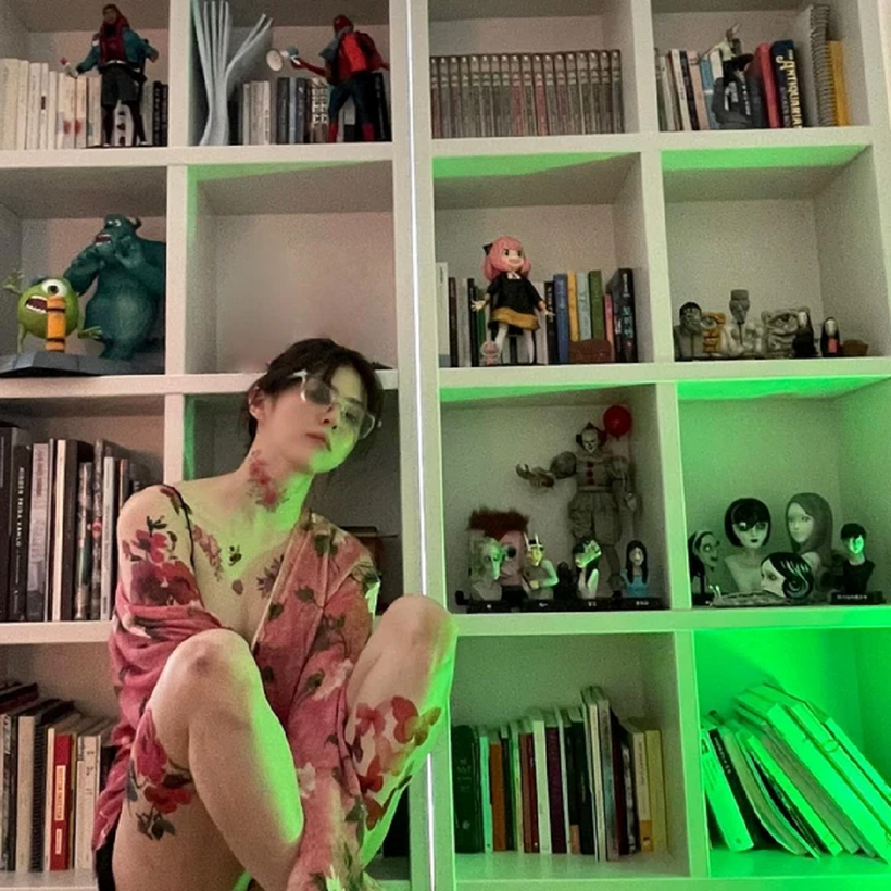 Xuất hiện nhiều vết bầm tím trên cơ thể nữ diễn viên