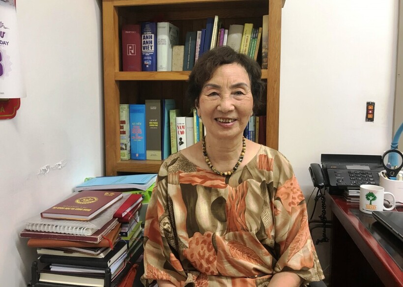 PGS.TS Bùi Thị An - Chủ tịch Hội Nữ trí thức Hà Nội.