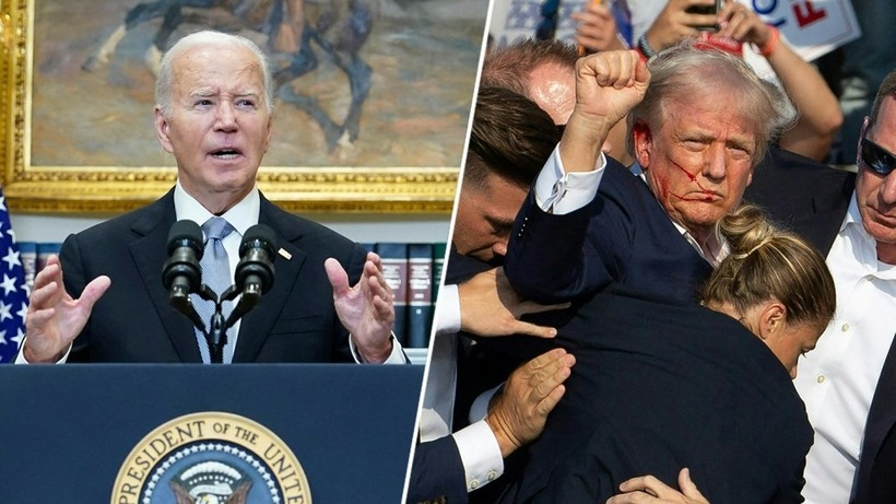 Tổng thống Mỹ Joe Biden yêu cầu tăng cường bảo vệ cựu Tổng thống Donald Trump. Ảnh: Getty Images
