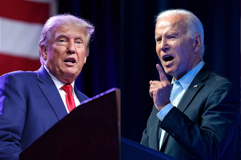 Tổng thống Joe Biden và cựu Tổng thống Donald Trump. Ảnh: Getty