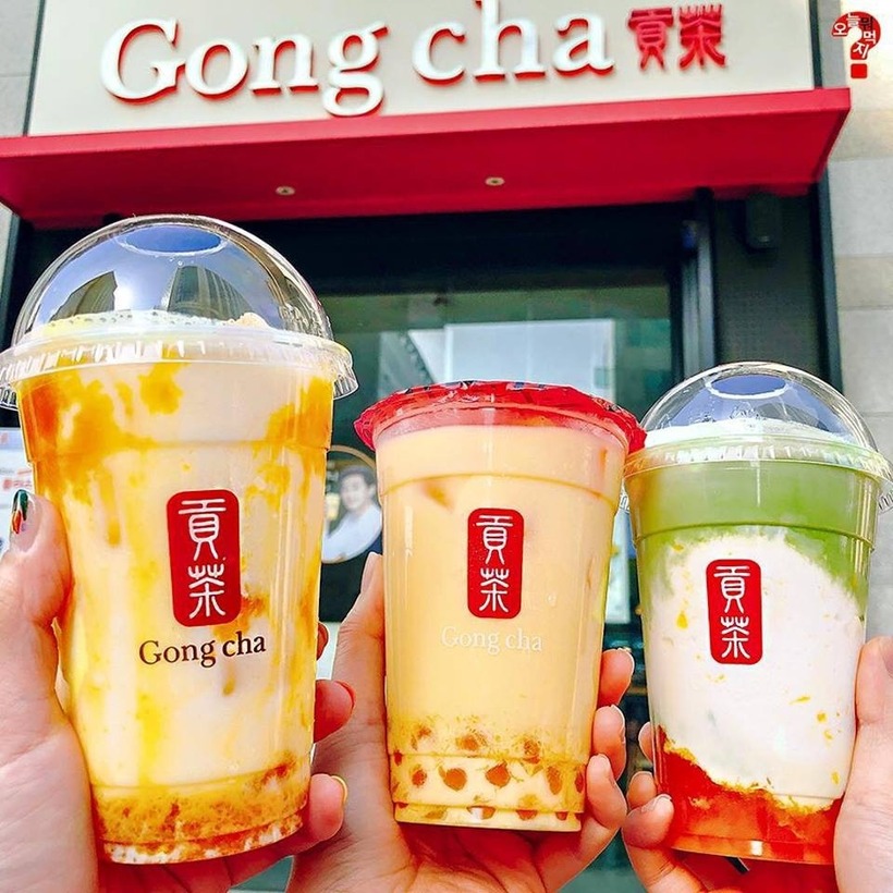 Trà sữa Gong Cha.