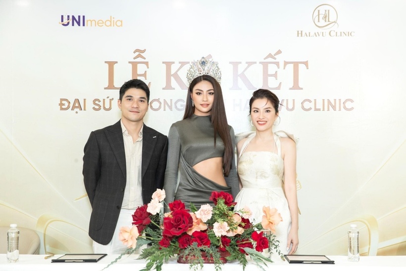 Đương kim Hoa Hậu Hoàn Vũ Bùi Thị Xuân Hạnh sẽ trở thành gương mặt thứ 2 đại diện thương hiệu Halavu Clinic.