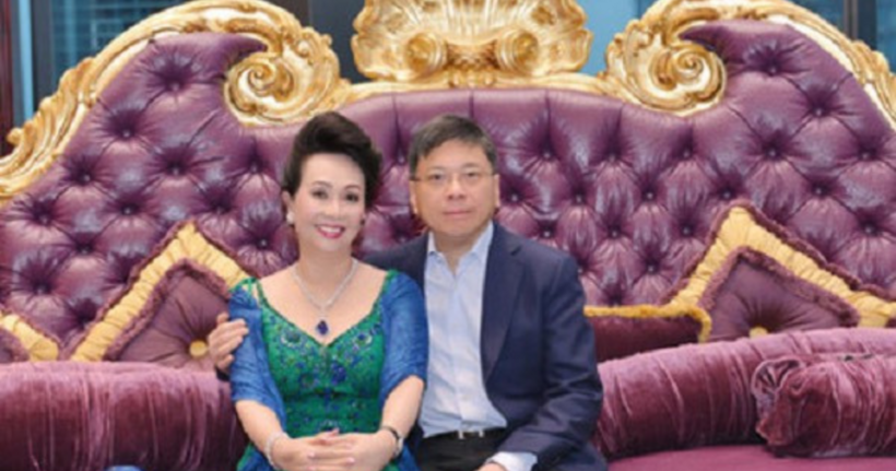 Trương Mỹ Lan - Chủ tịch Tập đoàn Vạn Thịnh Phát và chồng là Chu Nap Kee Eric.(Ảnh: BNĐT)