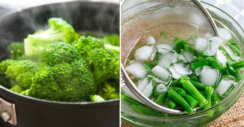 Việc mở vung cũng có nhược điểm là làm rau lâu chín hơn, dẫn đến mất đi một phần dưỡng chất. Ảnh minh họa