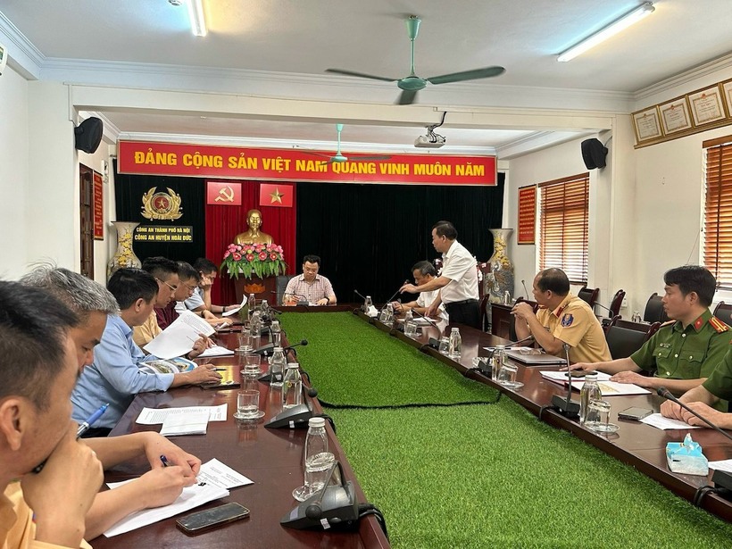 Đoàn công tác của Ủy ban ATGT Quốc gia làm việc với các cơ quan, đơn vị liên quan