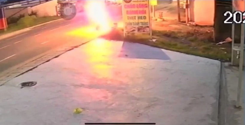 Hiện trường xảy ra vụ việc. Ảnh: Pháp luật TP.HCM