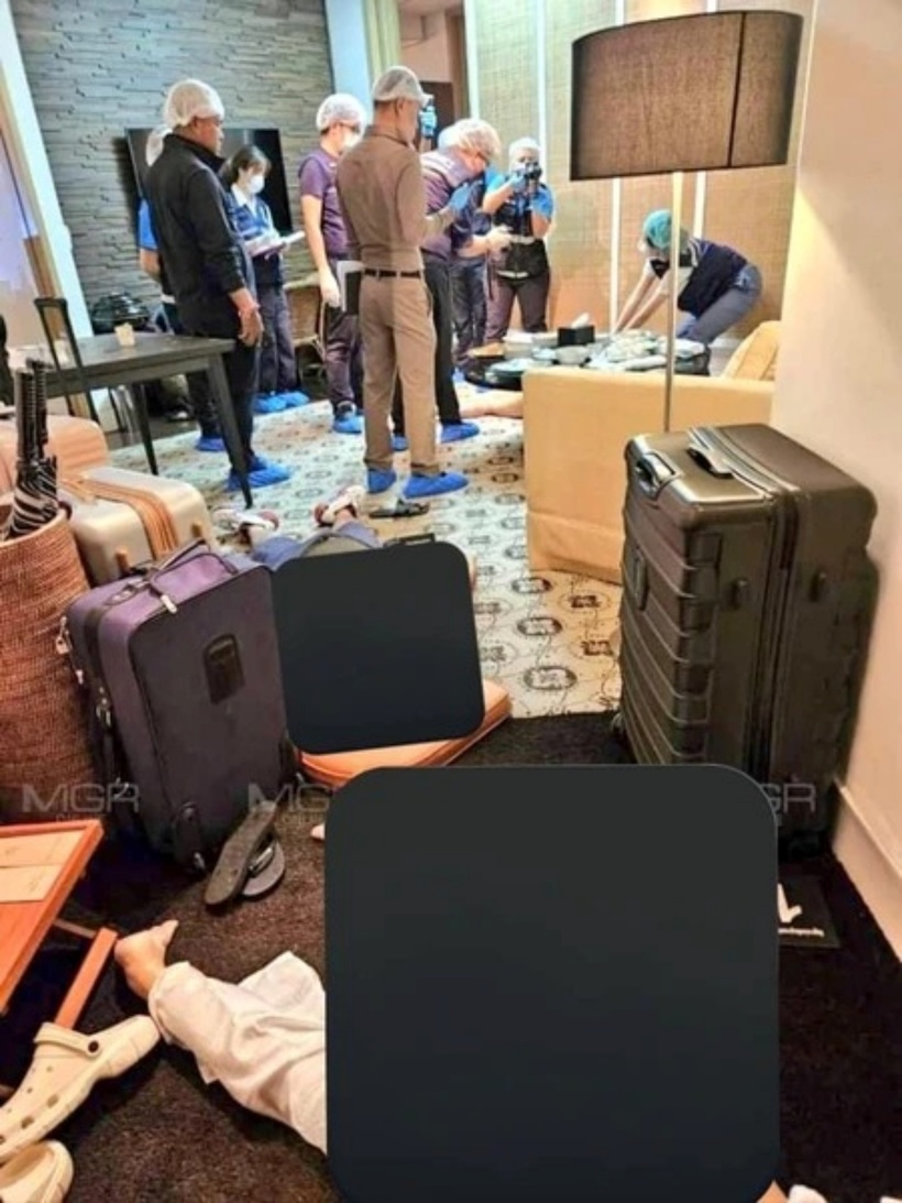 Thông tin trên VOV, sự việc được xác định diễn ra khoảng 17h30 cùng ngày, khi nhân viên khách sạn tìm thấy một trong những thi thể trên trong khuôn viên khách sạn. Sau đó, 5 thi thể khác được tìm thấy trong một phòng nghỉ.