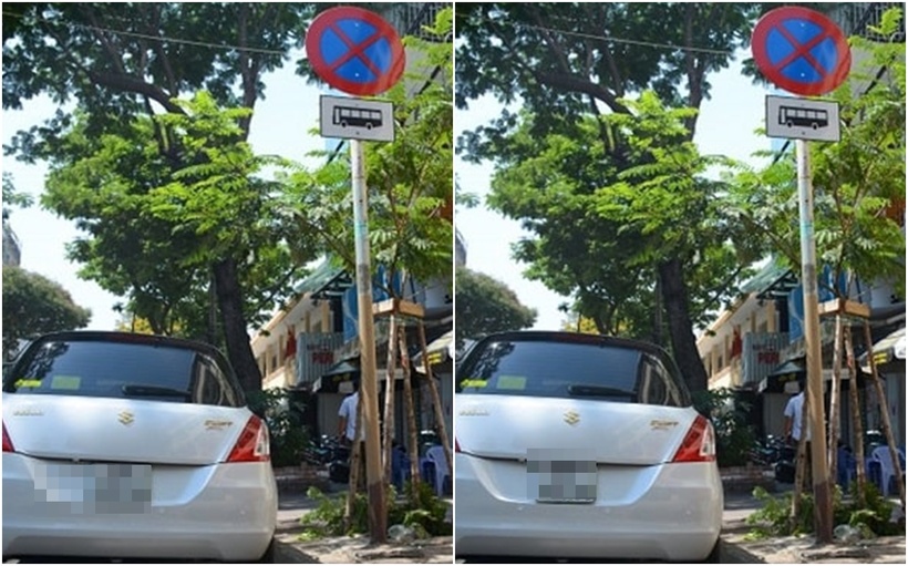 Nên chọn chỗ đỗ xe phù hợp, đảm bảo không che khuất biển báo và không gây cản trở cho người khác. (Ảnh minh họa)