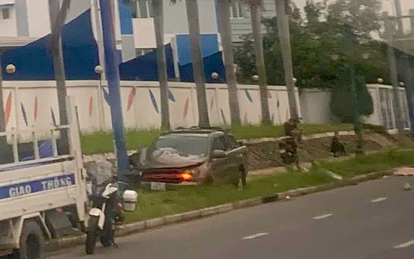 Hiện trường xảy ra vụ tai nạn. Ảnh: Báo Phụ nữ Việt Nam.