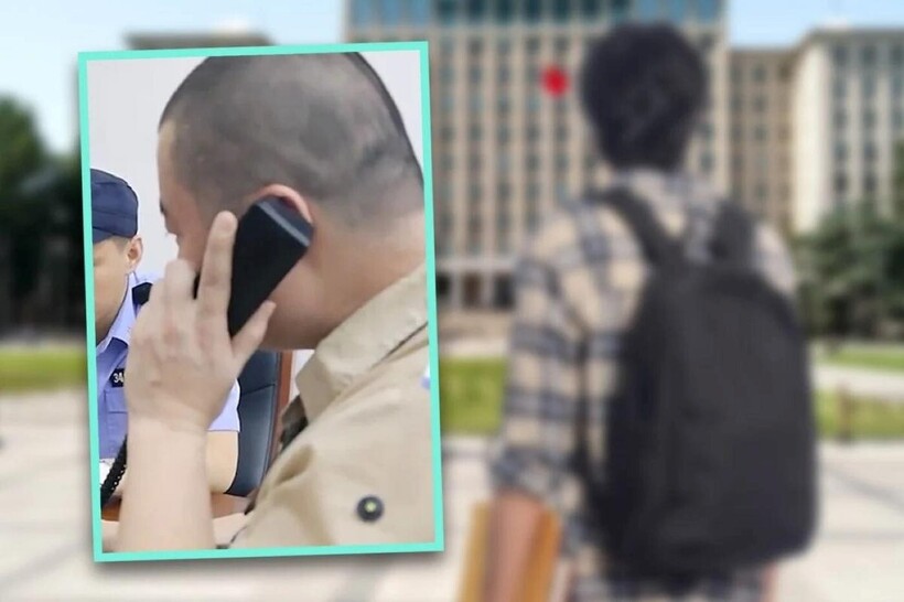 Người cha nhận tin vui từ con trai. Ảnh: SCMP