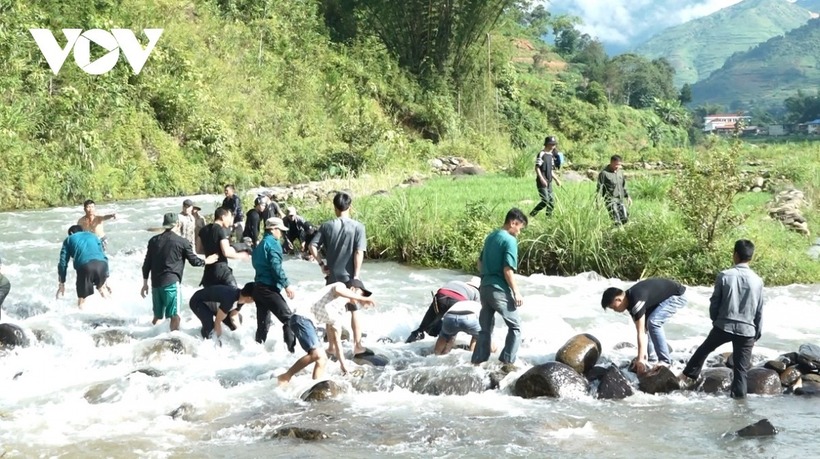 Khu vực xảy ra vụ việc. Ảnh: VOV