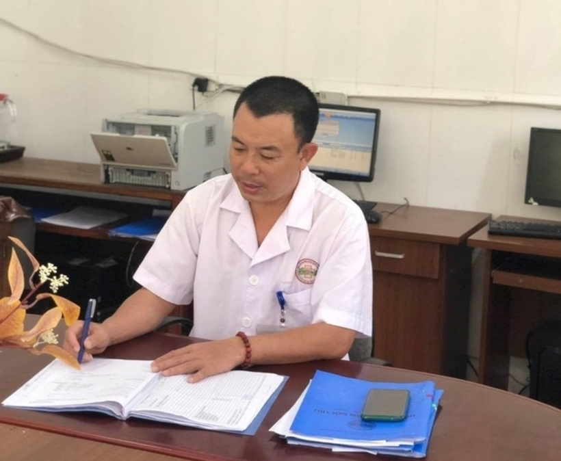 Bác sĩ Phan Nhân Hậu - Trưởng khoa Ngoại - Gây mê Bệnh viện Đa khoa huyện Thanh Chương (tỉnh Nghệ An). Ảnh: Sức Khỏe & Đời Sống