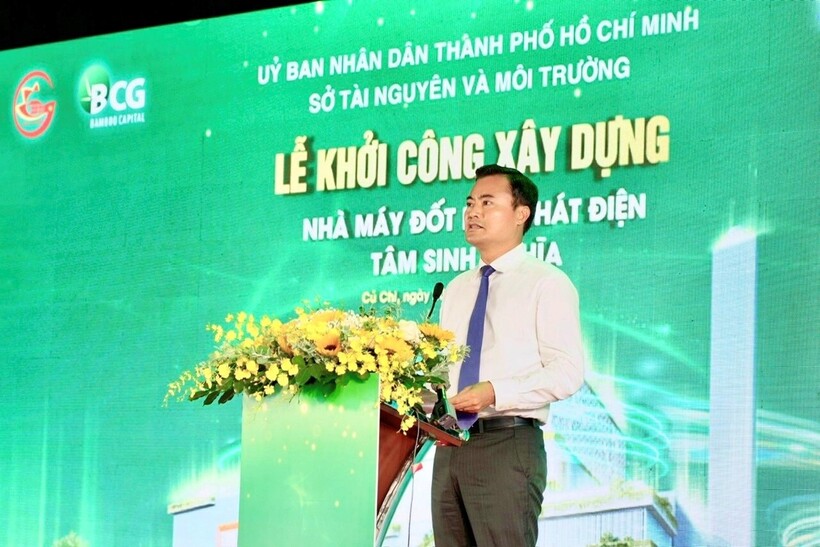 Ông Bùi Xuân Cường - Thành ủy viên, Phó Chủ tịch UBND TP.HCM - phát biểu