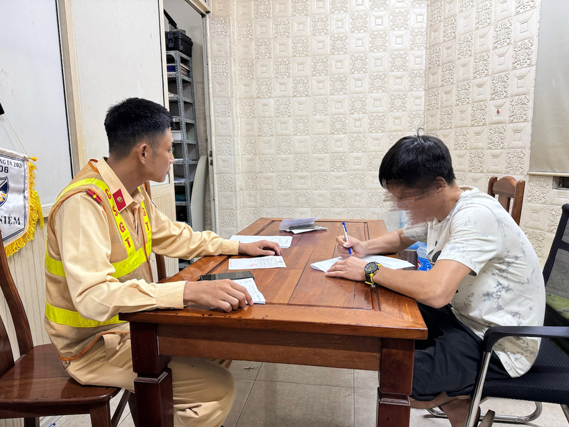 Tài xế V.Đ.T. làm việc tại cơ quan chức năng